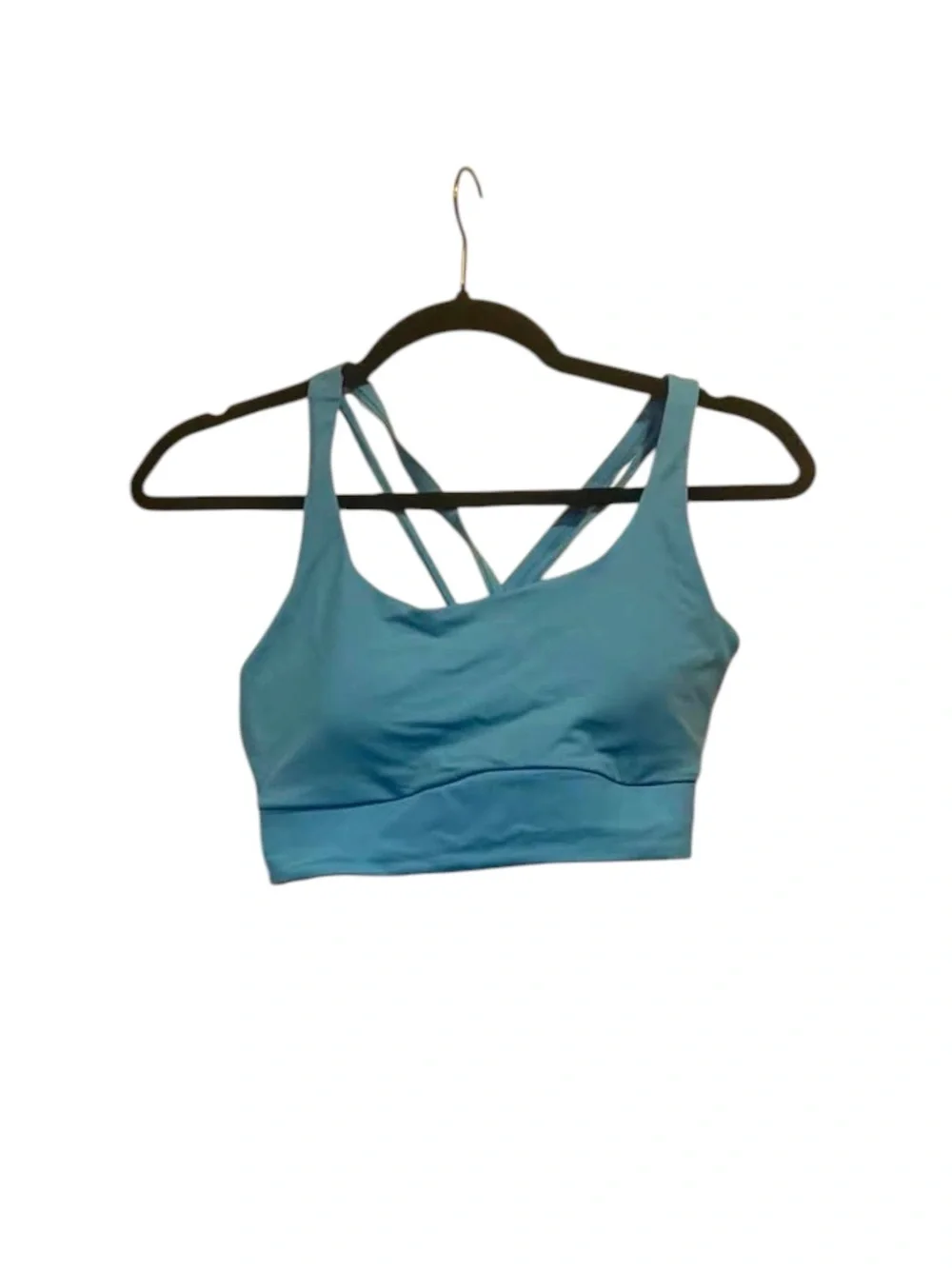 NWT Lululemon Align No Line Pant 28”/Energy Longline Bra Evolve Set OCEAN BLUE